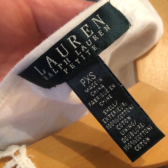 Ralph Lauren crochet lined tank - Picture 2 of 2